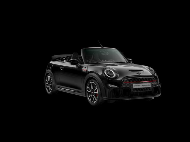 Mini John Cooper Works Cabrio 2.0 F1 Aut. | Navi | Schaalstoelen | H&K | Head-Up | ACC | Camera | 18"LM | Midnight Black