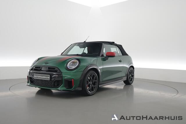 Mini John Cooper Works Mini Cabrio 2.0 JCW XL | British Racing Green | 360cam | HUD | H&K Audio | Memory | Stoel- Stuurverw. | Adapt. Cruise