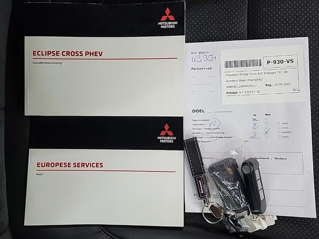 Mitsubishi ECLIPSE Cross 2.4 PHEV Intense+ (98 PK) 1e-Eig. & Keurig-Onderh. BOVAG-Garantie. NL-Auto.