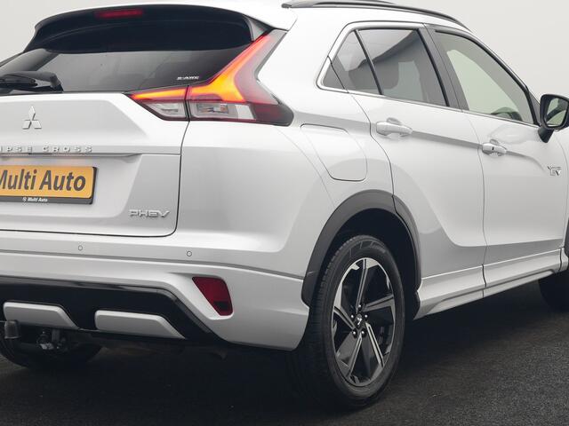 Mitsubishi ECLIPSE Cross 2.4 Instyle PHEV 188pk Dealer O.H | Trekhaak Afn. | Panodak | Adaptive Cruise | 360 Camera | Lederen Sportstoelen & Stuur Verwarmd | Keyless | Apple Carplay | Blis | Navigatie | Lane Assist | Plug In Hybrid