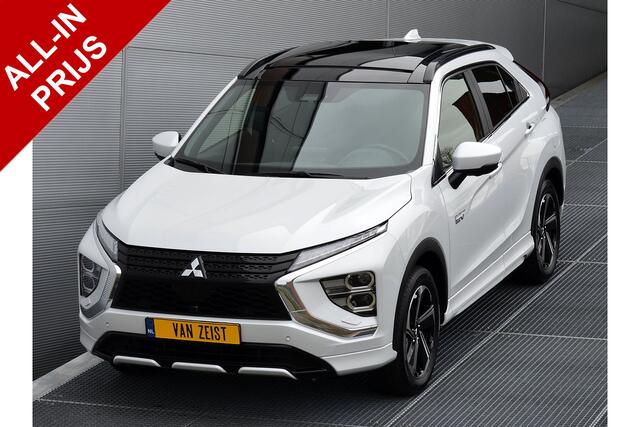 Mitsubishi ECLIPSE Cross PHEV 2.4 INSTYLE 4WD | PLUG IN HYBRID | V2H | SoH 88% | FULL OPTIONS | SCHUIFDAK | ADAPTIEF CRUISE | LEDER | TREKHAAK 1500KG | FABRIEKSGARANTIE TOT 19-12-2030* | ALL IN RIJKLAARPRIJS