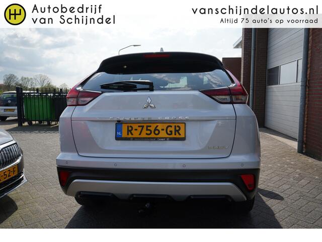 Mitsubishi ECLIPSE Cross 2.4 PHEV Intense+ CAMERA - NAVI - CARPLAY / ANDROID - LEDER/ALCANTARA - STOELVERWARMING - TREKHAAK - PDC V+A - 18INCH LMV - DAB - CRUISE - CLIMA - PRIVACYGLAS - CHROOM - KEYLESS - ELEKTR STOEL