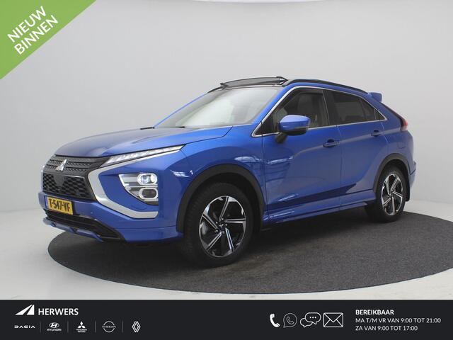 Mitsubishi ECLIPSE Cross 2.4 PHEV Instyle / 99,7% SoH / Adaptieve Cruise / Panoramadak / 360 Camera / HUD / Trekhaak / 1500Kg Trekgewicht / Historie Bekend / All seasonbanden /