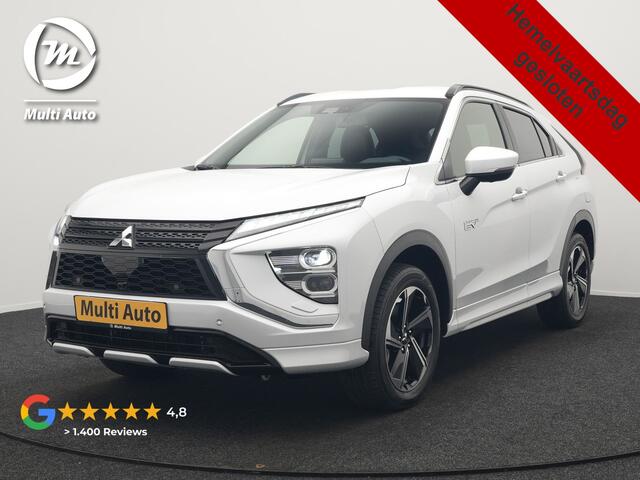 Mitsubishi ECLIPSE Cross 2.4 Intense+ PHEV 188pk Dealer O.H. | Trekhaak Afn. | 360 Camera | Adaptive Cruise | Lederen Sportstoelen & Stuur Verwarmd | Navigatie Via TomTom | Apple Carplay | Keyless | Blis | DAB | Plug In Hybrid