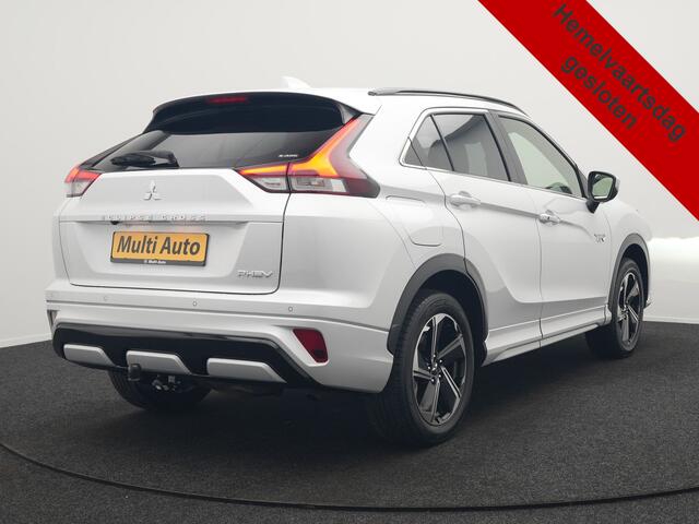 Mitsubishi ECLIPSE Cross 2.4 Intense+ PHEV 188pk Dealer O.H. | Trekhaak Afn. | 360 Camera | Adaptive Cruise | Lederen Sportstoelen & Stuur Verwarmd | Navigatie Via TomTom | Apple Carplay | Keyless | Blis | DAB | Plug In Hybrid