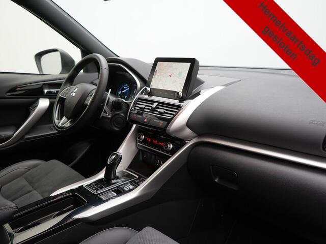 Mitsubishi ECLIPSE Cross 2.4 Intense+ PHEV 188pk Dealer O.H. | Trekhaak Afn. | 360 Camera | Adaptive Cruise | Alcantara Sportstoelen Verwarmd | Apple Carplay | Keyless | Stuur Verwarmd | Navigatie | Blis | DAB | Plug In Hybr