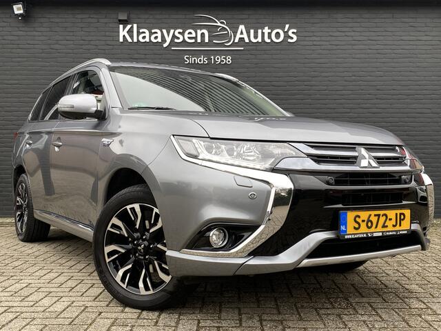 Mitsubishi OUTLANDER 2.0 PHEV Instyle+ 204 pk 4WD AUT. | navigatie | schuifdak | trekhaak | leder interieur | elektr. a. klep | stoel/stuurvw.