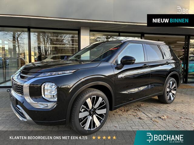 Mitsubishi OUTLANDER 2.4 PHEV First Edition NIEUW UIT VOORRAAD LEVERBAAR | 2-zone Climate Control | Adaptieve Cruise Control | Parkeersensoren voor- en achter (8) | 20" lichtmetalen velgen | Blind Spot Warning | Apple CarPlay & Android Auto | Synthetisch lederen bekleding | 8