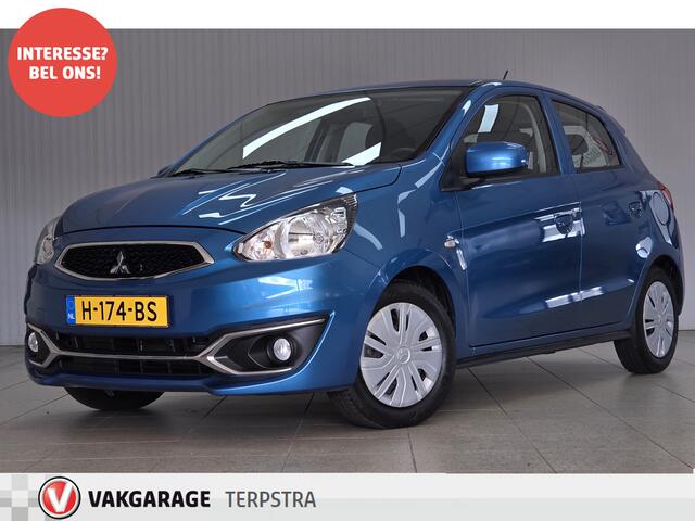 Mitsubishi SPACE STAR 1.0 Cool+ /Airco! /Elek. pakket /C.V. afstand /Radio-CD AUX /Isofix /Dagrijverl. /Dakspoiler /Bumpers in kleur.