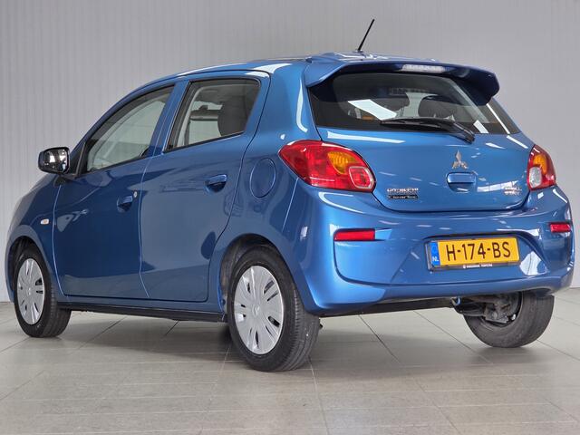 Mitsubishi SPACE STAR 1.0 Cool+ /Airco! /Elek. pakket /C.V. afstand /Radio-CD AUX /Isofix /Dagrijverl. /Dakspoiler /Bumpers in kleur.
