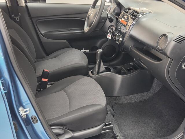 Mitsubishi SPACE STAR 1.0 Cool+ /Airco! /Elek. pakket /C.V. afstand /Radio-CD AUX /Isofix /Dagrijverl. /Dakspoiler /Bumpers in kleur.