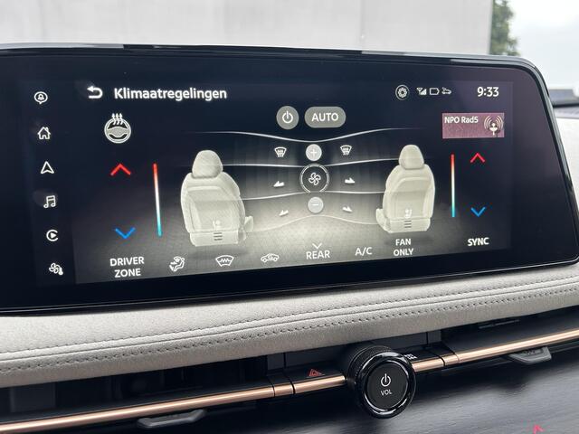 Nissan Ariya Evolve 91 kWh Automaat / Origineel NL / WLTP bereik 516 km & WLTP bereik stad 698 km / Apple carplay / Android auto / Lederen bekleding / Elektrisch verstelbare stoelen met geheugen / Panorama dak met schuif- kantel functie / Bose geluidsinstallatie / Hea