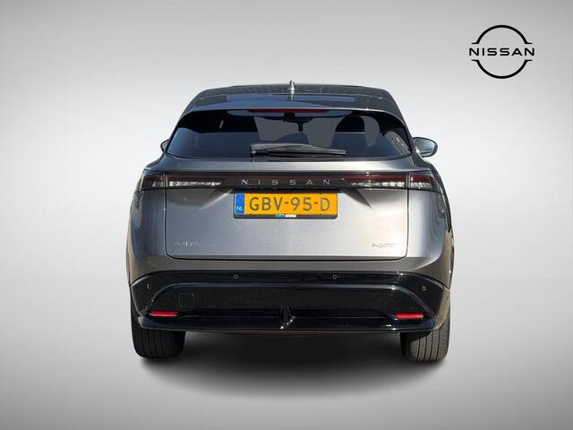 Nissan Ariya e-4ORCE Evolve 91 kWh | Panoramadak | 20'' Velgen | Adapt. Cruise Control | Geheugenstoel | Stuur- + Stoelvewarming | Digitale Binnenspiegel | Rijklaarprijs!