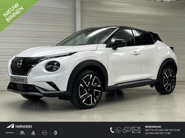 Nissan JUKE 1.6 Hybrid N-Design / ¤7250,- Nissan Voorraadvoordeel / Nieuw uit Voorraad Leverbaar / Cold Pack Light /