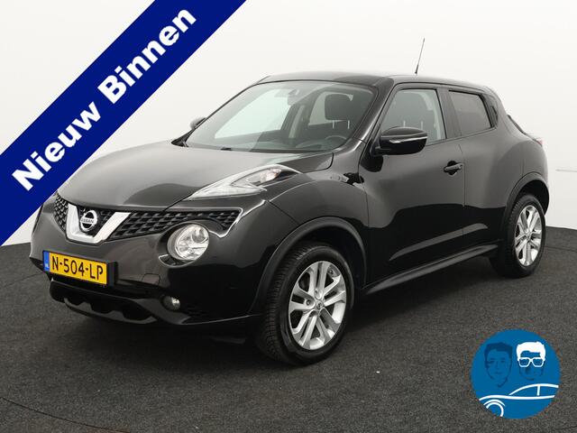 Nissan JUKE 1.2 DIG-T S/S Connect Edition airco-autom, cruisec, navi, bleutooth, arijcam, lmvelg, tpms, mistlamp, aux/usb/ leuke eigenwijze auto met hoge instap en alle luxe