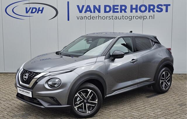 Nissan JUKE 1.0-114 pk DIG-T N-Connecta -NIEUWSTE MODEL- Maar liefst ruim ¤. 12.000,- VOORDEEL: van ¤. 37.250,- voor ¤. 24.895,- ! Slechts 2.800km ! Navigatie, Climate cntrl, Cruise Cntrl, Lane Assist. Metallic lak, LM wielen, Stoel-, stuur- en voorraamverw., Keyles