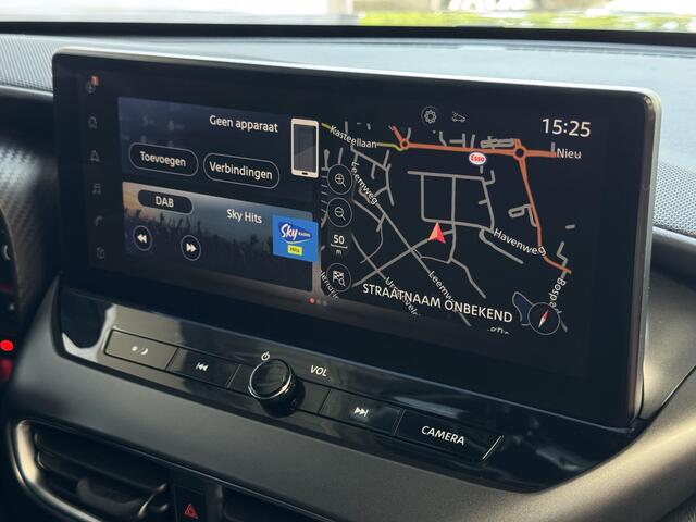 Nissan JUKE DIG-T 114PK N-CONNECTA NAVI STOEL/STUUR/RUIT.VERW. LED CAMERA XL.NAVI KEYLESS LMV 2025