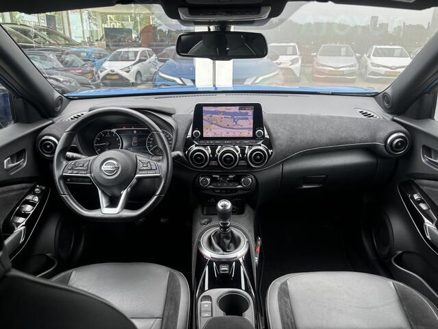 Nissan JUKE 1.0 DIG-T N-Design | Bose premium audio | Leder/Alcantara interieur | Trekhaak | Dodehoek assistent | 360 rondomzicht Camera | zeer compleet!