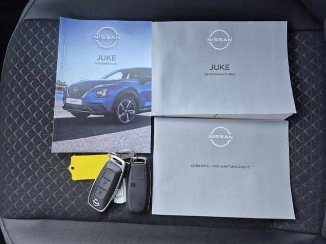 Nissan JUKE 1.0 DIG-T N-Connecta Handgeschakeld / Allseason banden / Cold Pack / Parking Pack / Apple Carplay Android Auto / Cruise control / Draadloze telefoon lader / Achteruitrijcamera / Keyless Entry/Start / Climate control /