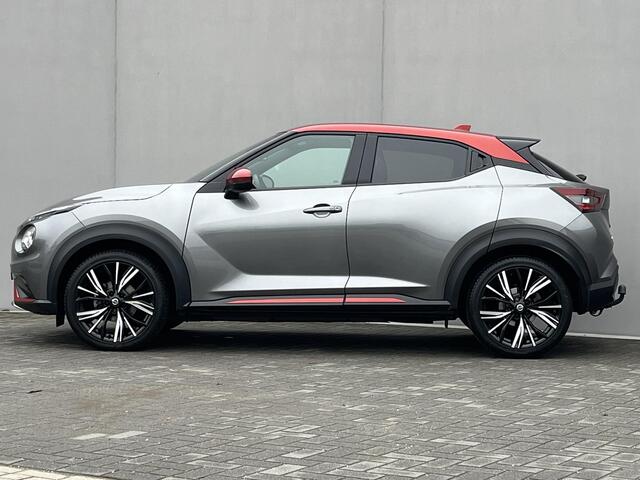 Nissan JUKE 1.0 DIG-T N-Design / Dealeronderhouden / Afneembare Trekhaak (1.250kg) / Apple Carplay/Android Auto / Bose Audio / Voorstoelen Verwarmd / Climate Control / Navigatie / Cruise Control /