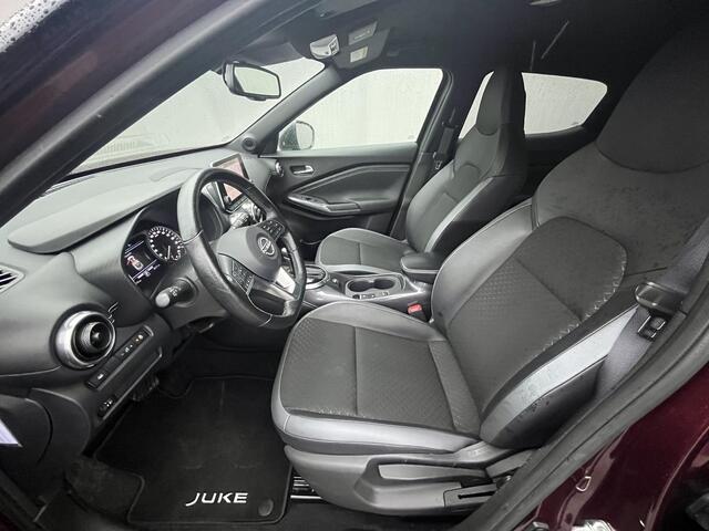 Nissan JUKE 1.6 Hybrid N-Design / Achteruitrijcamera / Stuur- en Stoelverwarming / Voorruitverwarming / Cruise- en Climate Control / Apple Carplay & Android Auto / Keyless Entry & Start / Navigatie full map / Parkeersensoren voor en achter /