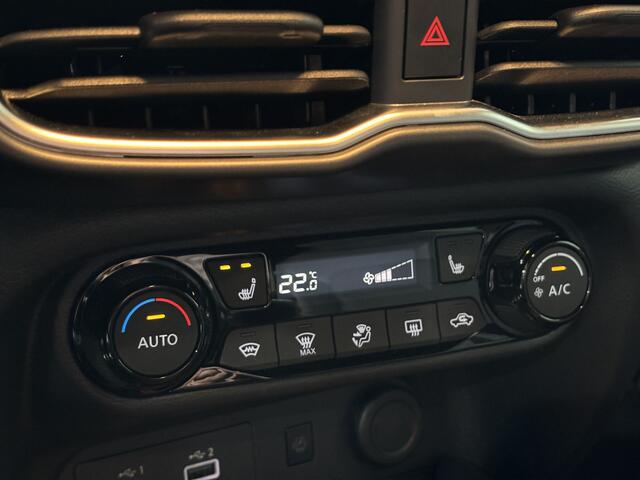 Nissan JUKE 1.0 DIG-T N-Connecta / Stoel, Stuur & Voorruitverwarming / Navigatie / Applecarplay/AndroidAuto / Zwart Dak /