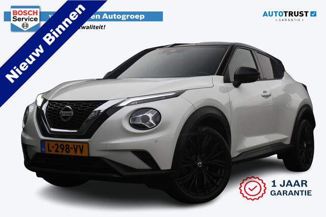 Nissan JUKE 1.0 DIG-T Enigma | Incl. 12 maanden garantie | Bluetooth | Climate control | Cruise control | Airco | Achteruitrijcamera | DAB | Lane assist | Parkeer sensoren | Digitaal instrumentenpaneel | Lichtmetalen velgen