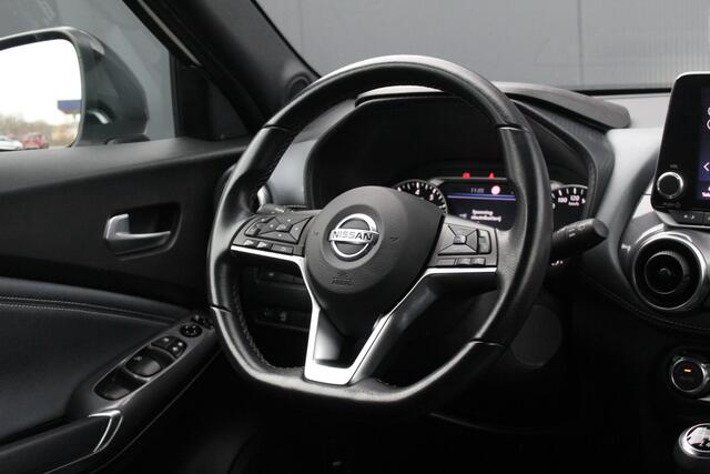 Nissan JUKE 1.0 DIG-T Enigma | Incl. 12 maanden garantie | Bluetooth | Climate control | Cruise control | Airco | Achteruitrijcamera | DAB | Lane assist | Parkeer sensoren | Digitaal instrumentenpaneel | Lichtmetalen velgen
