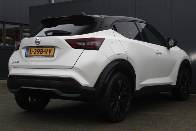 Nissan JUKE 1.0 DIG-T Enigma | Incl. 12 maanden garantie | Bluetooth | Climate control | Cruise control | Airco | Achteruitrijcamera | DAB | Lane assist | Parkeer sensoren | Digitaal instrumentenpaneel | Lichtmetalen velgen