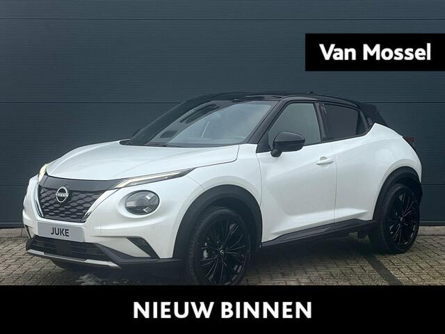 Nissan JUKE 1.6 Hybrid N-Sport 143PK | Automaat | 360 Camera | Adaptieve Cruise Control | Stoel,- Stuur en Voorruitverwarming | Dodehoekdetectie | Apple CarPlay & Android Auto | Nieuw uit voorraad leverbaar!