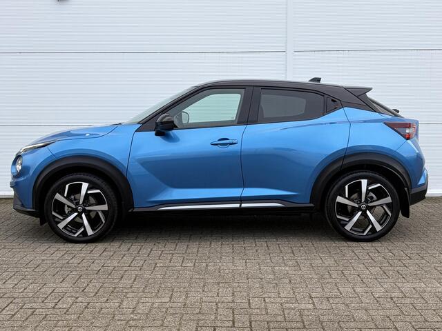 Nissan JUKE 1.0 DIG-T N-Design / trekhaak ( 1250 kg ) / airco (automatisch) / Apple Carplay/Android Auto / Lichtmetalen velgen 19" /