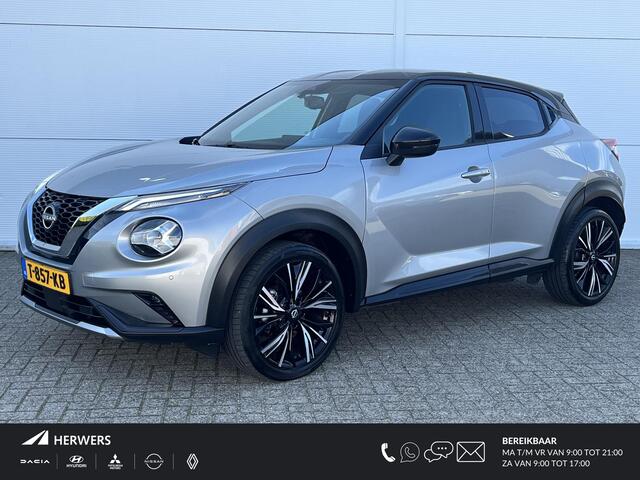 Nissan JUKE 1.0 DIG-T N-Design / Navigatiesysteem full map/ Cruise control / Automatische Airco / 19" Lichtmetalen velgen / Apple Carplay & Android auto