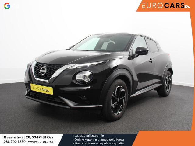 Nissan JUKE 1.0 DIG-T N-Connecta Climate control Cruise control Achteruitrijcamera Keyless Navigatie LED Verwarmde voorstoelen Verwarmd stuurwiel Parkeersensoren Apple Carplay/ Android Auto