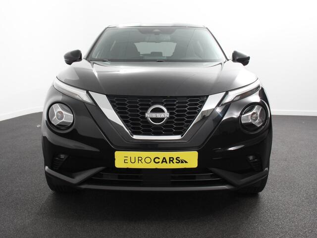 Nissan JUKE 1.0 DIG-T N-Connecta Climate control Cruise control Achteruitrijcamera Keyless Navigatie LED Verwarmde voorstoelen Verwarmd stuurwiel Parkeersensoren Apple Carplay/ Android Auto