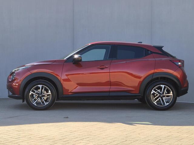 Nissan JUKE 1.6 Hybrid N-Connecta Automaat / Fabrieksgarantie tot 05-2028 / Cold Pack / Achteruitrijcamera / Apple Carplay Android Auto / Keyless Entry/Start / Cruise control / Parkeersensoren voor en achter / Draadloze telefoon lader /