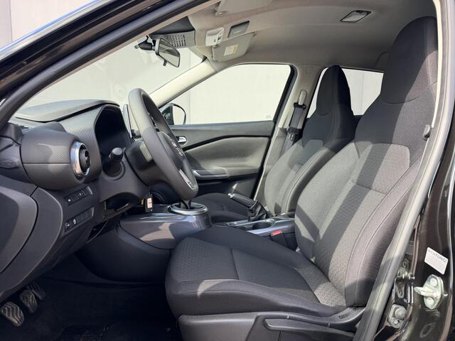 Nissan JUKE 1.0 DIG-T Acenta / Fabrieksgarantie tot 03-2029 / Camera / Navigatie Apple Carplay & AndroidAuto / Stoelverwarming / Cruise Control / DAB / LED / All Season Banden /