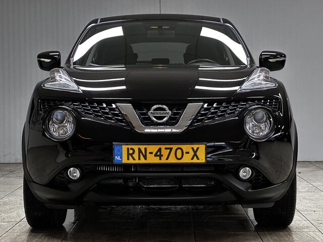 Nissan JUKE 1.2 DIG-T S/S Acenta/ Facelift!/ Camera/ 17'' LMV/ Extra getint glas/ DAB+/ Navi/ Clima/ Cruise/ Elek. pakket/ Isofix/ Bluetooth/ Armsteun/ Multi. LEDER. Stuur/ Mistl./ LED Dagrijverl.