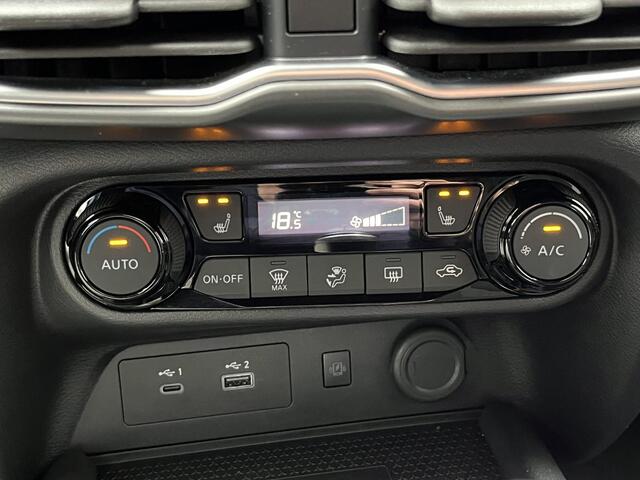 Nissan JUKE 1.0 DIG-T N-Connecta / Fabrieksgarantie tot 07-03-2028 / Achteruitrijcamera / Apple Carplay & Android Auto / Keyless Entry & Start / Navigatie full map / Cruise- en Climate Control / Stuur- en Stoelverwarming / Parkeersensoren voor en achter