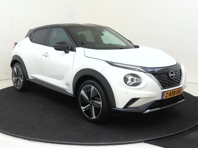 Nissan JUKE 1.6 Hybrid N-Design | airco automatisch | Apple Carplay/Android | cruise control | lederen interieurdelen, |LED koplampen | lichtmetalen velgen 19" | navigatiesysteem full map |