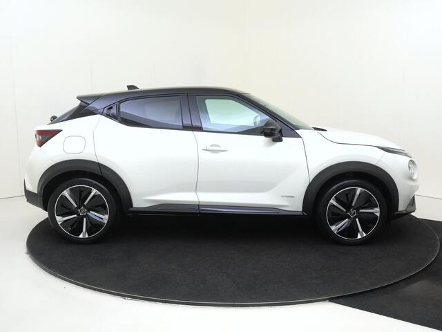 Nissan JUKE 1.6 Hybrid N-Design | airco automatisch | Apple Carplay/Android | cruise control | lederen interieurdelen, |LED koplampen | lichtmetalen velgen 19" | navigatiesysteem full map |