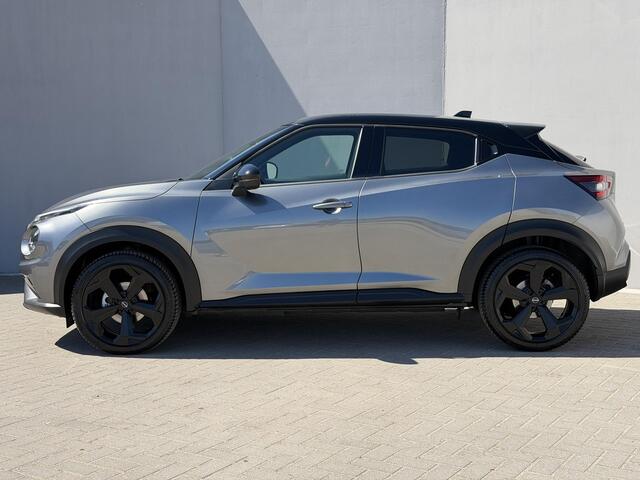 Nissan JUKE 1.0 DIG-T Tekna Automaat / Fabrieksgarantie tot 6-2028 / Navigatie / Adaptieve Cruise / 360 Camera / Stoel & Stuurwiel Verwarming / Keyless / All Season Banden /
