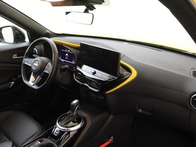 Nissan JUKE 1.6 Hybrid N-Sport | Full options TEch pakket cold pakket en Interieur pakket| airco automatisch | Apple Carplay/Android Auto |Adaptive cruise control | lederen interieurdelen m| LED koplampen | lichtmetalen velgen 19" | navigatiesysteem full map | rijst