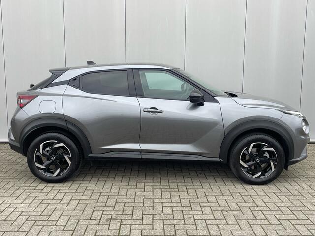 Nissan JUKE 1.0 DIG-T N-Connecta Automaat Navigatie, Climate Control, Half Leder, LED, 17"Lm, Stoel/Stuurverwarming, Achteruitrijcamera