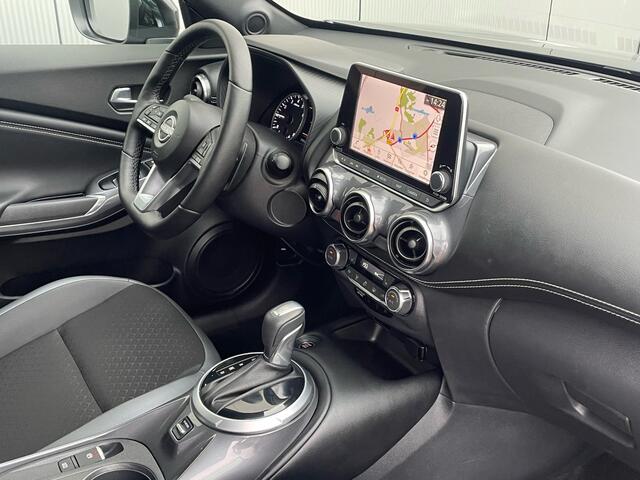 Nissan JUKE 1.0 DIG-T N-Connecta Automaat Navigatie, Climate Control, Half Leder, LED, 17"Lm, Stoel/Stuurverwarming, Achteruitrijcamera