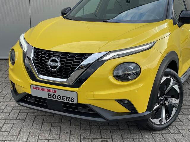 Nissan JUKE 1.0 DIG-T Tekna Automaat Navigatie, Pro-Pilot, Leder. Bose, 19"lm, 360 Camera, Stoel/Stuurverwarming,