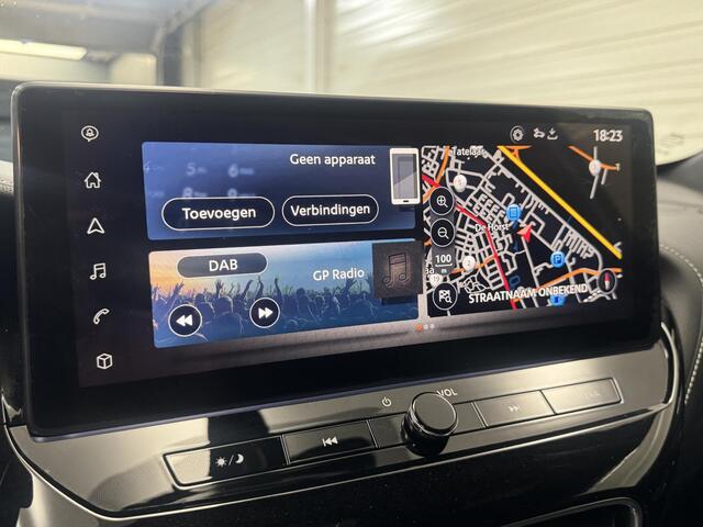 Nissan JUKE 1.0 DIG-T Tekna Automaat / Lederen Bekleding / Navigatie / Stoel- en Stuurverwarming / Verwarmde Voorruit / Adaptive Cruise Control / 360 Graden Camera / 19 Inch Velgen / LED Verlichting /