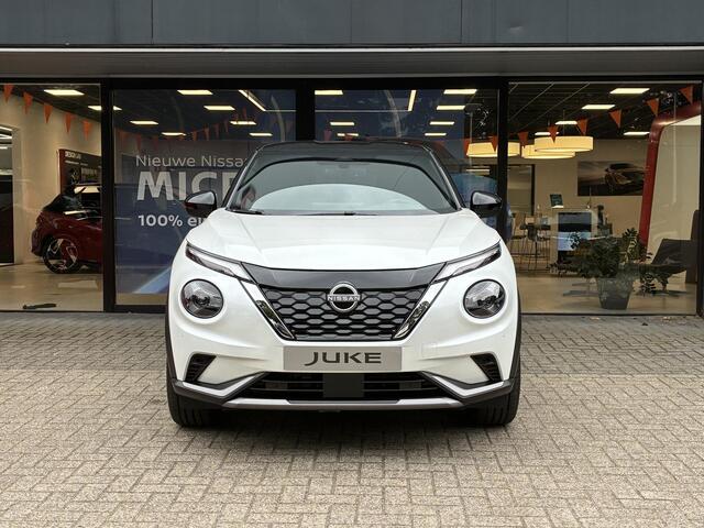 Nissan JUKE 1.6 Hybrid N-Design NIEUW UIT VOORRAAD LEVERBAAR | Verwarmbare stoelen- en stuurwiel | Climate Control | Navigatiesysteem | Parkeersensoren voor- en achter | Apple CarPlay & Android Auto | 10 jaar fabrieksgarantie