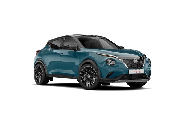 Nissan JUKE Pulse Hybrid 143 | "Interior Pack Plus" - donkerblauw kunstleer + gemêleerde inzetstukken | Blind Spot (Warning & Intervention) | Draadloze Apple Carplay® & Android Auto®