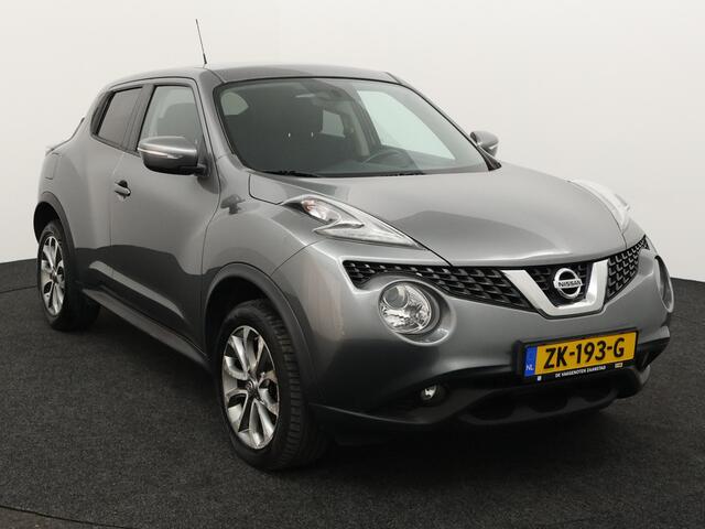 Nissan JUKE 1.2 DIG-T S/S N-Connecta Achteruitrijcamera, Bluetooth, Cruise control, Keyless entry, Lederen bekleding, Buitenspiegels elektrisch verstel- en verwarmbaar