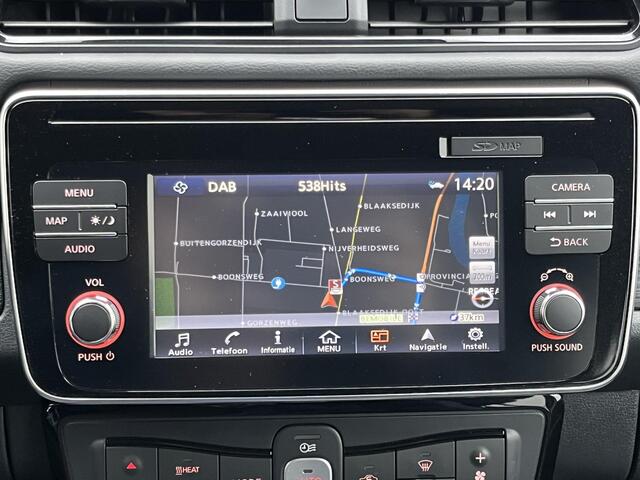 Nissan LEAF Tekna 40 kWh | NL Auto/2e Eig./Voll.Historie/Leder/Navi/Adapt.Cruise/Clima/Apple CarPlay-Android Auto/Bose Audio/360° Camera